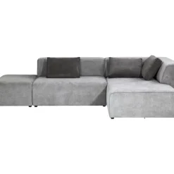 Ecksofa Infinity Ottomane Grau Rechts