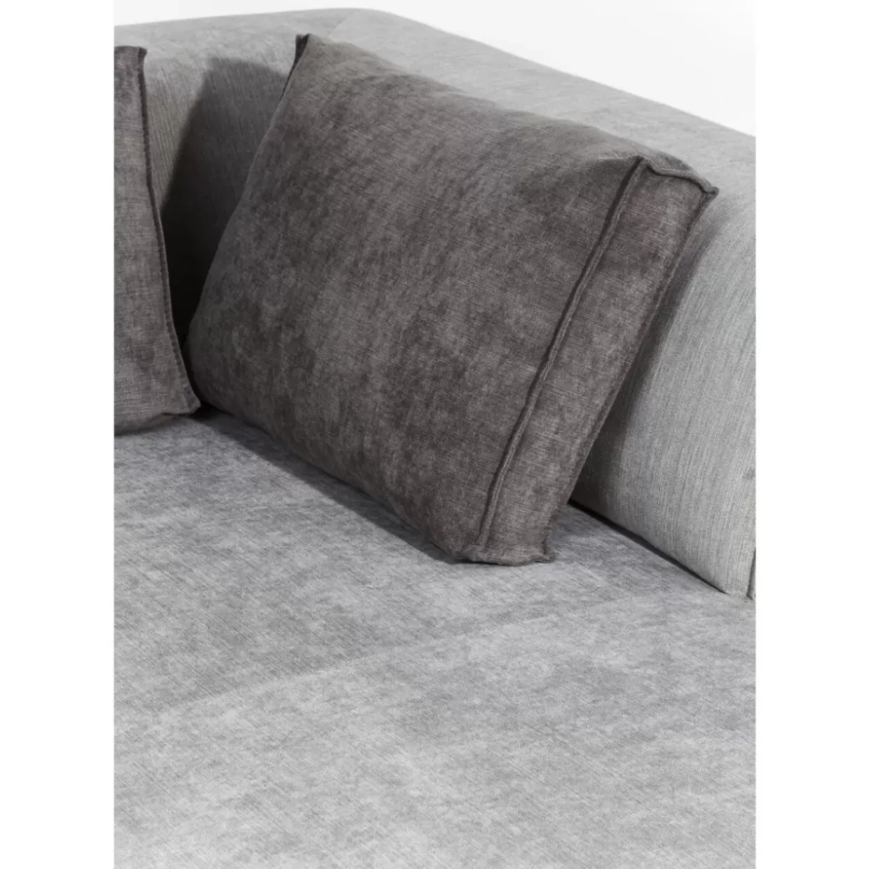 Ecksofa Infinity Ottomane Grau Rechts