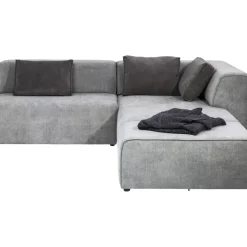 Ecksofa Infinity Ottomane Grau Rechts