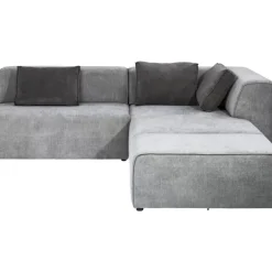Ecksofa Infinity Ottomane Grau Rechts