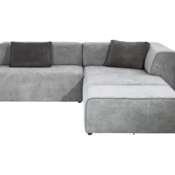 Ecksofa Infinity Ottomane Grau Rechts