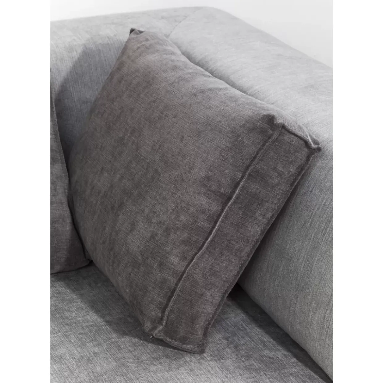 Ecksofa Infinity Ottomane Grau Rechts