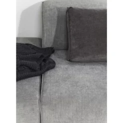 Ecksofa Infinity Ottomane Grau Rechts