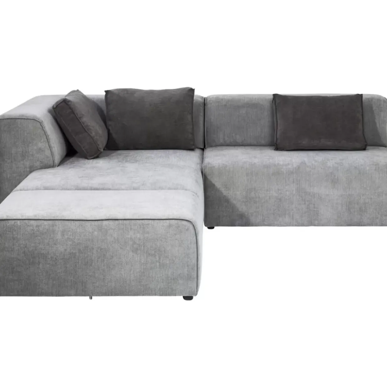 Ecksofa Infinity Ottomane Grau Links