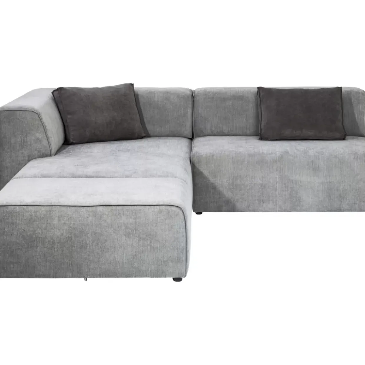 Ecksofa Infinity Ottomane Grau Links