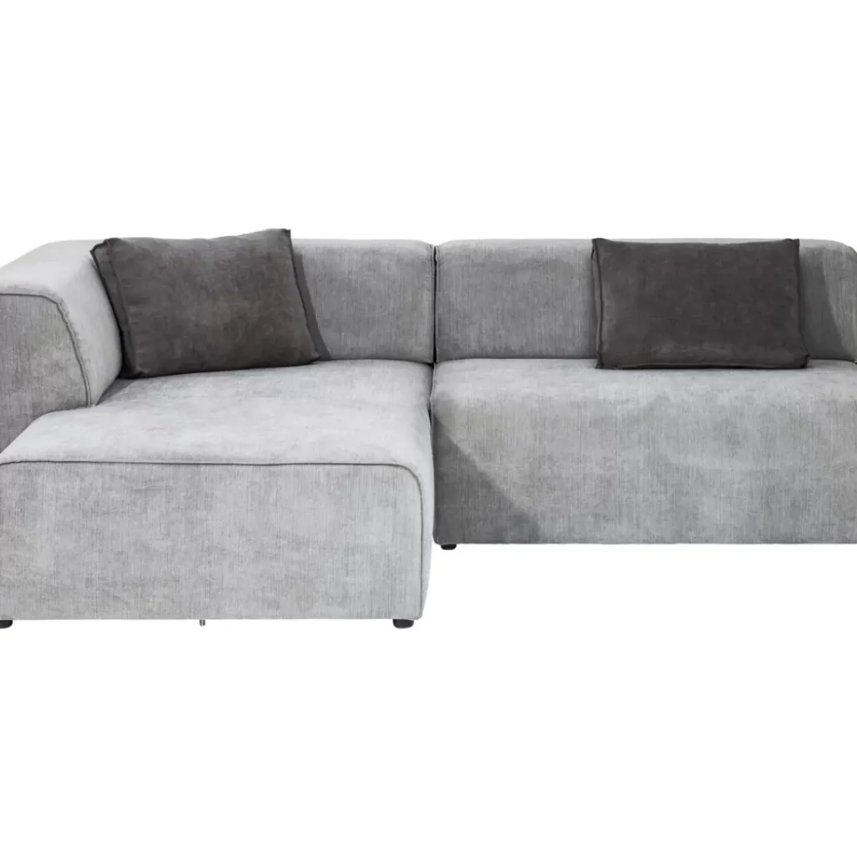 Ecksofa Infinity Ottomane Grau Links