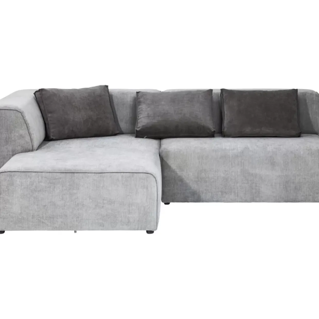 Ecksofa Infinity Ottomane Grau Links