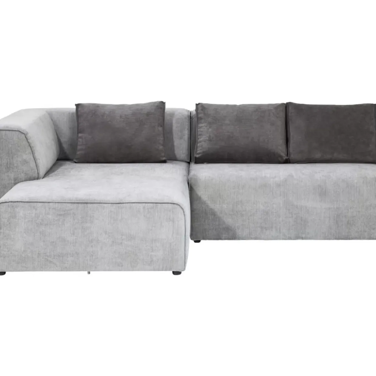 Ecksofa Infinity Ottomane Grau Links