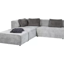 Ecksofa Infinity Ottomane Grau Links