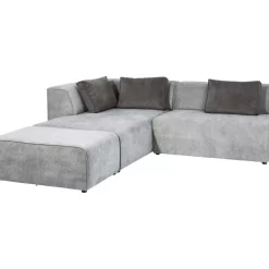Ecksofa Infinity Ottomane Grau Links