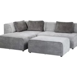 Ecksofa Infinity Ottomane Grau Links