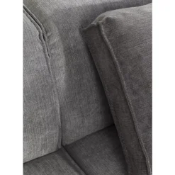 Ecksofa Infinity Ottomane Grau Links