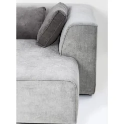 Ecksofa Infinity Ottomane Grau Links