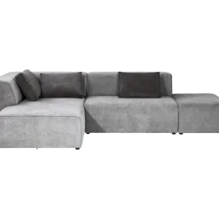 Ecksofa Infinity Ottomane Grau Links