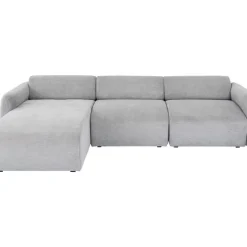 Ecksofa Lucca Grau Links 255Cm