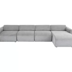 Ecksofa Lucca Grau Rechts 331Cm