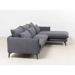 Ecksofa Monza Rechts Grau 296Cm