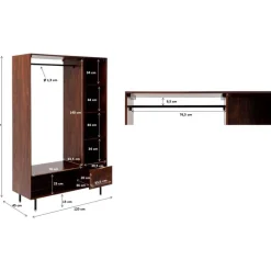 Garderobenschrank Ravello 185X120