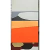 Gerahmtes Bild Abstract Shapes Orange 73X143Cm