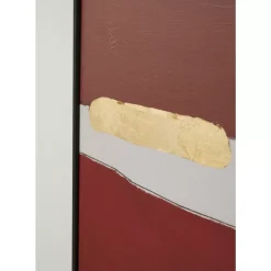 Gerahmtes Bild Abstract Shapes Pink 73X143Cm