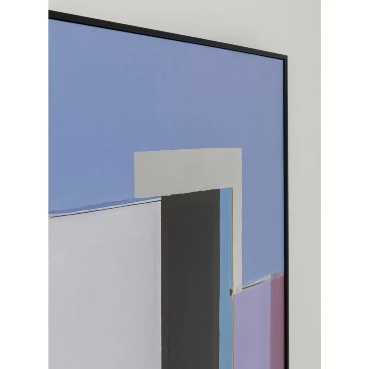 Gerahmtes Bild Abstract Shapes Lila 113X113Cm