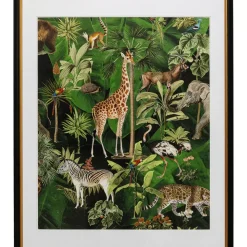 Gerahmtes Bild Animals In Jungle 80X100Cm