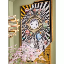 Gerahmtes Bild Balloons 160X260Cm