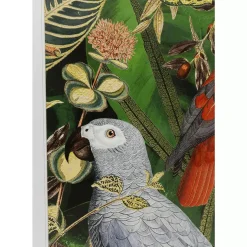 Gerahmtes Bild Birds In Jungle 80X100Cm