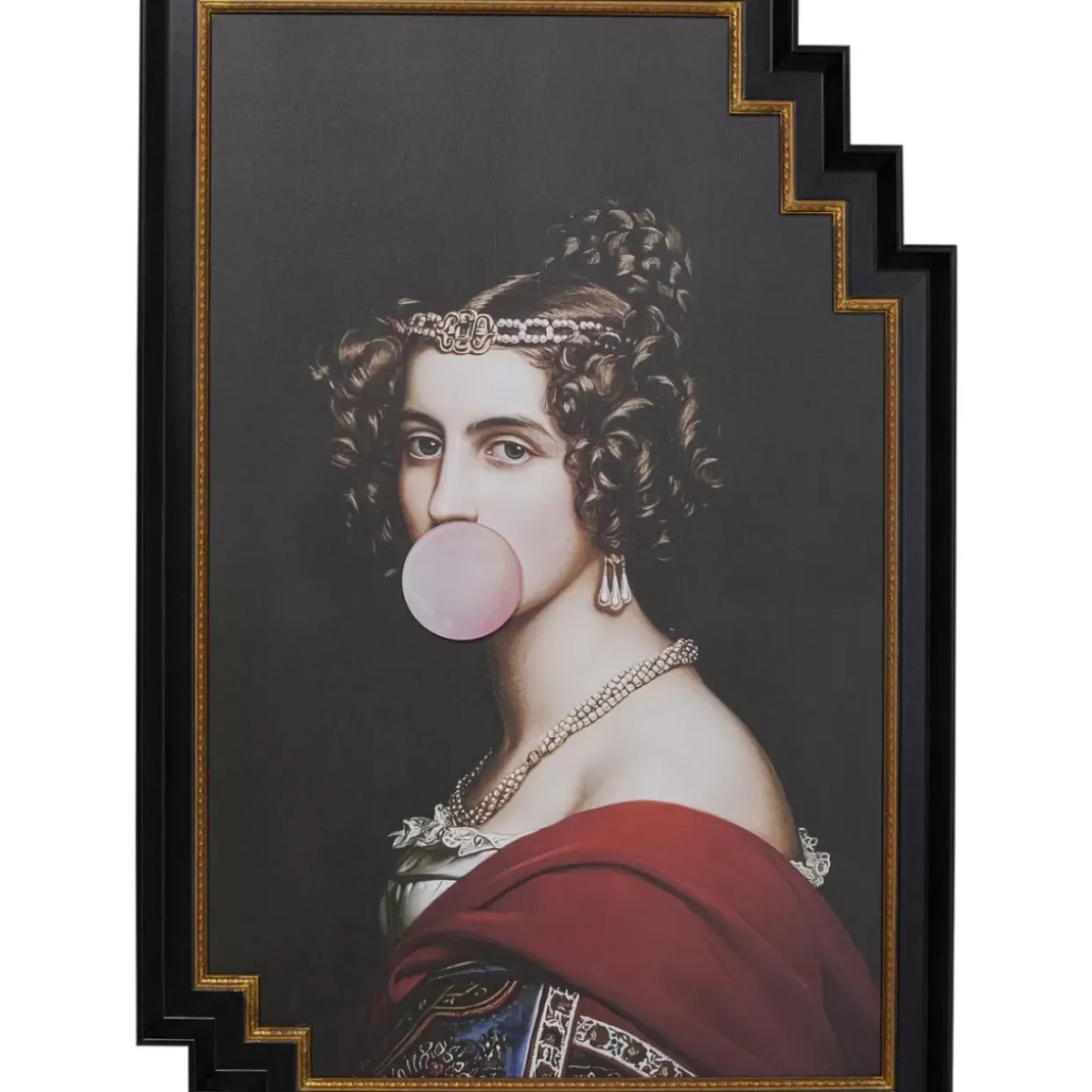 Gerahmtes Bild Bubble Gum 80X120Cm