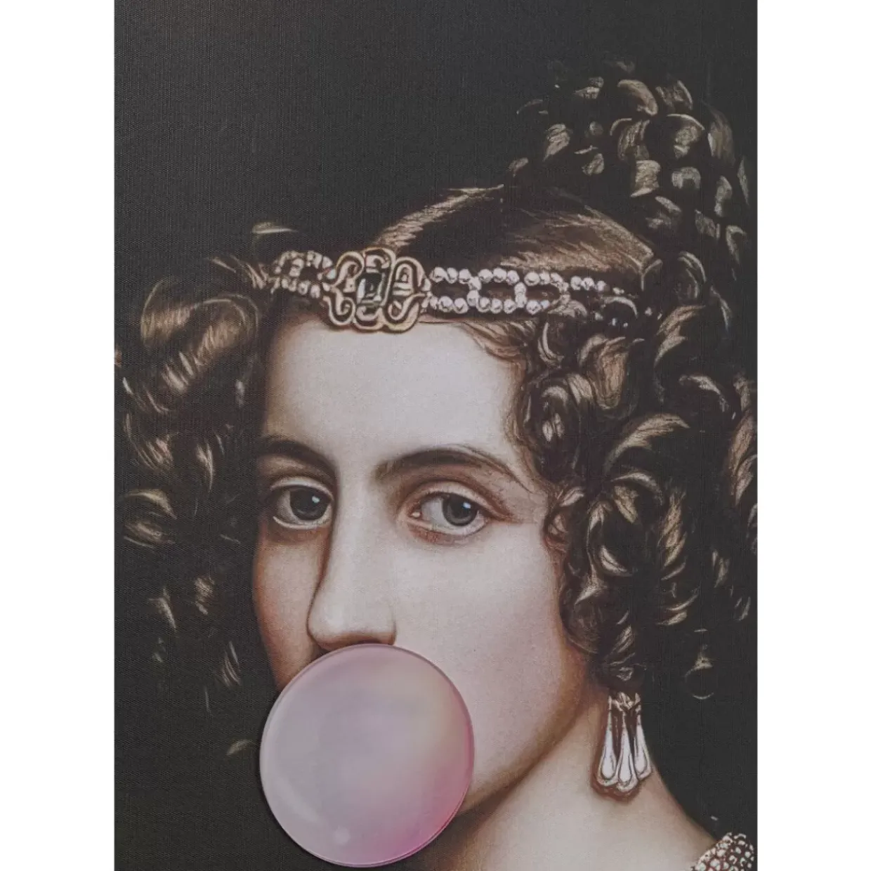 Gerahmtes Bild Bubble Gum 80X120Cm