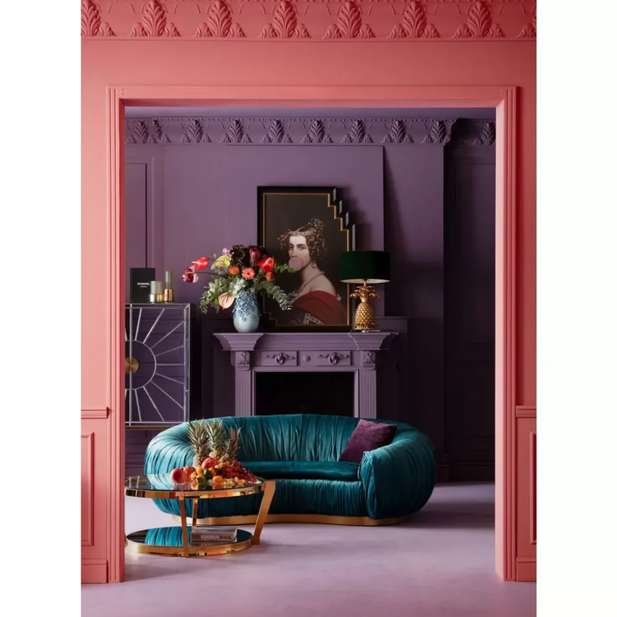 Gerahmtes Bild Bubble Gum 80X120Cm