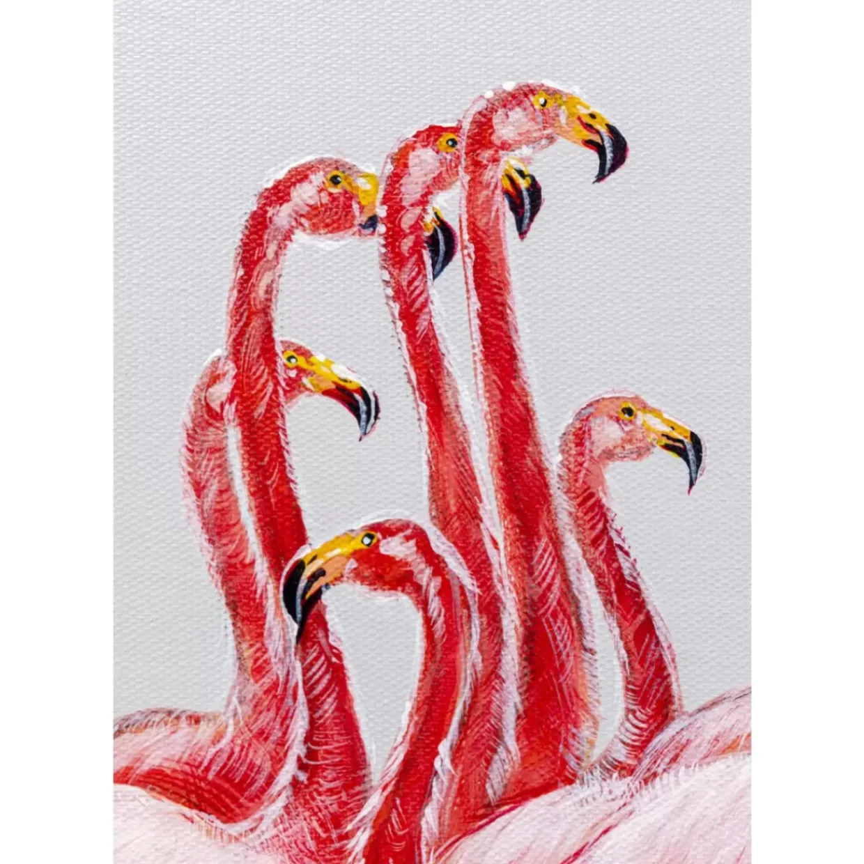 Gerahmtes Bild Dating Flamingos 100X120Cm