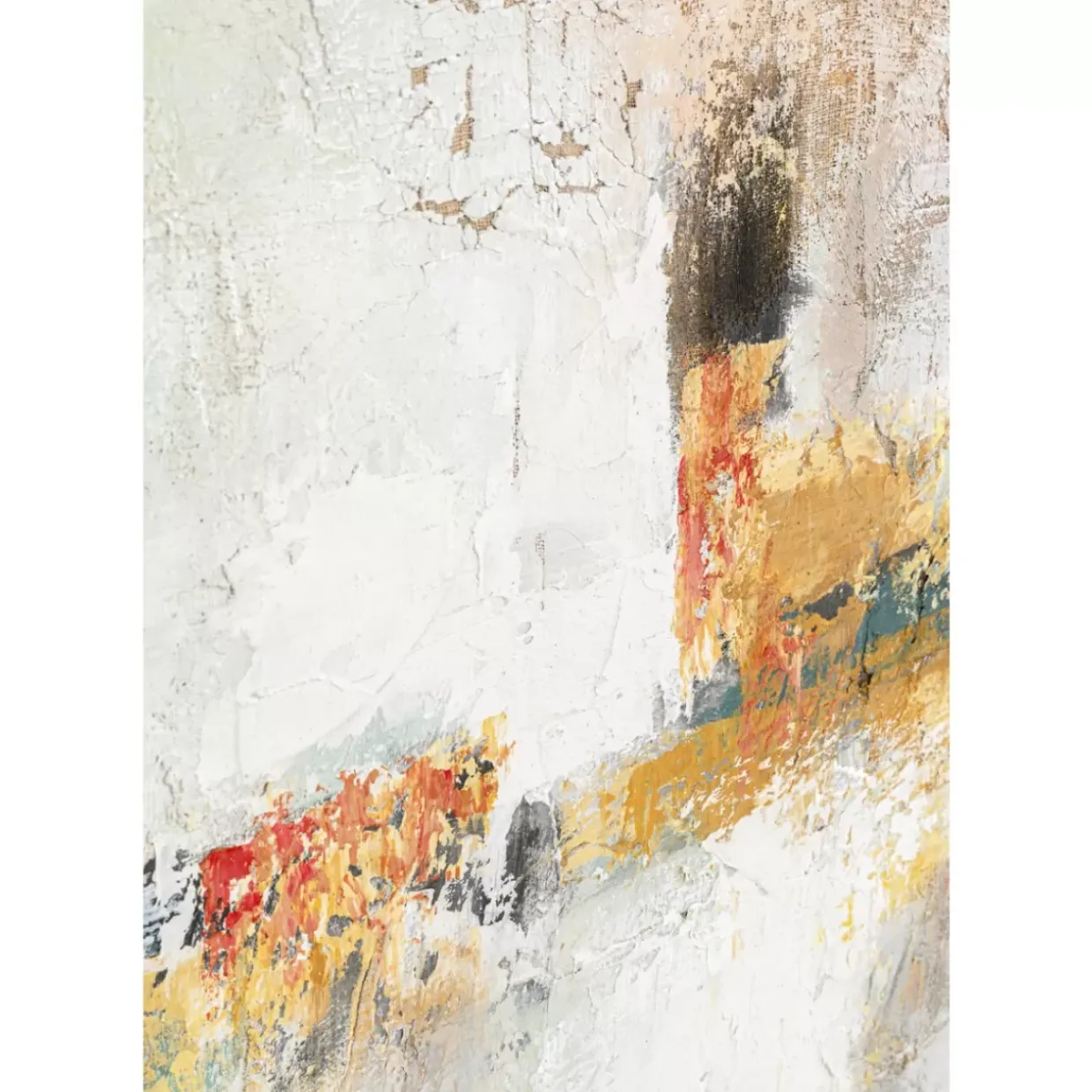 Gerahmtes Bild Dust Gold 120X120Cm