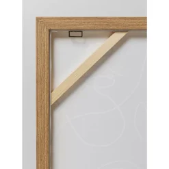 Gerahmtes Bild Faccia Arte Tri Colore 90X120Cm