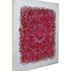 Gerahmtes Bild Flowers Explosion 120X120Cm