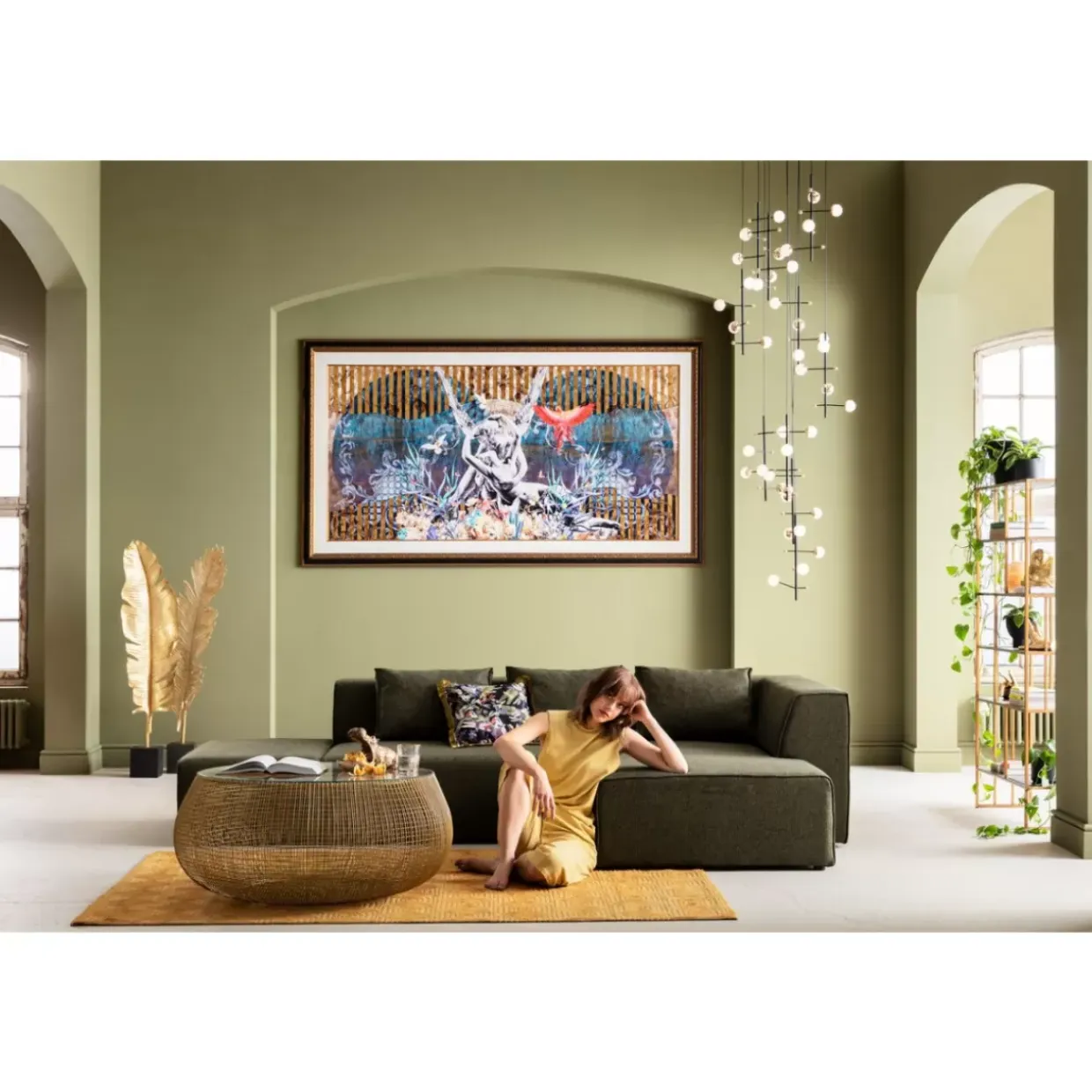 Gerahmtes Bild Lovers 266X150Cm