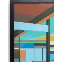 Gerahmtes Bild Modern Architecture 100X80Cm