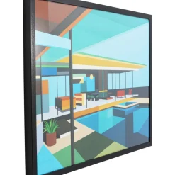 Gerahmtes Bild Modern Architecture 100X80Cm