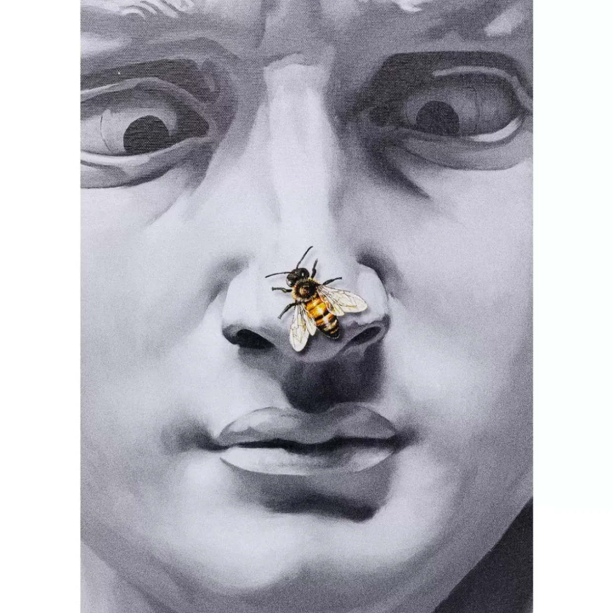 Gerahmtes Bild Statue 100X125Cm