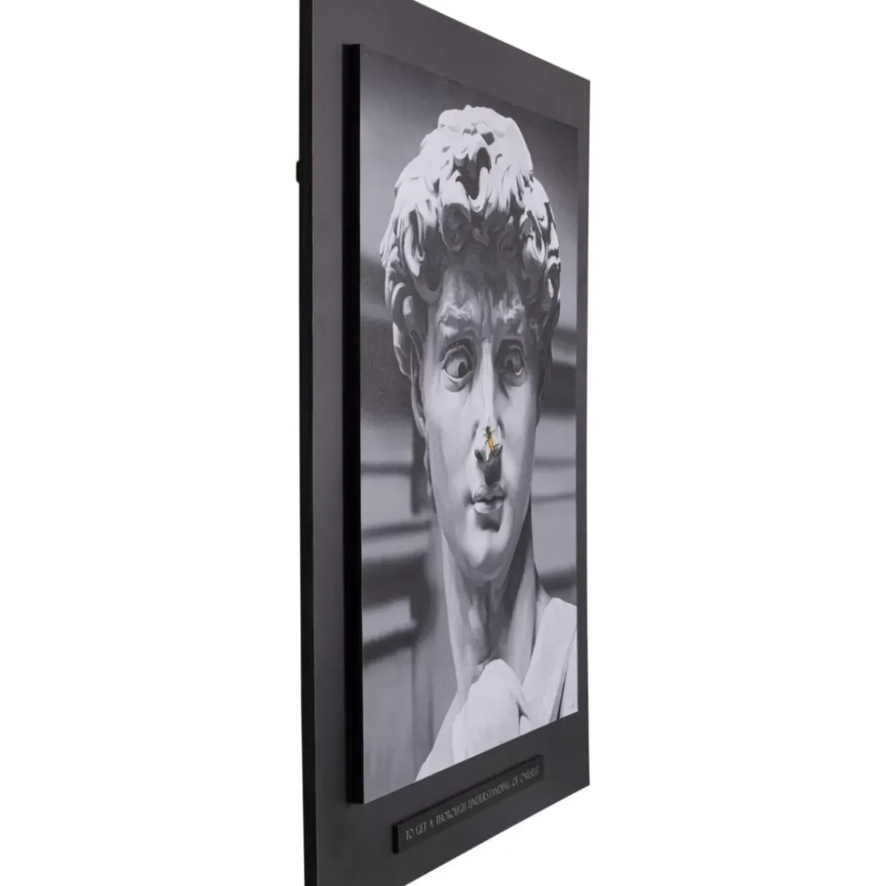 Gerahmtes Bild Statue 100X125Cm