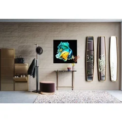 Glasbild Aqua Queen Fish 100X100Cm