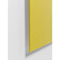 Glasbild Bouquet Beauty Gelb 100X100Cm