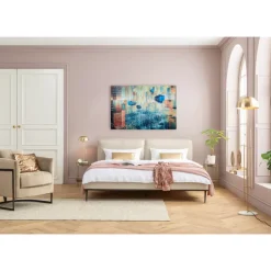 Glasbild 3D Future City 150X100Cm