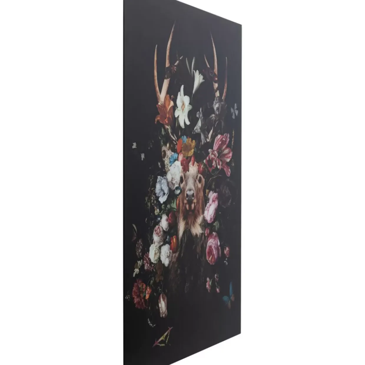 Glasbild Deer Garden 80X120Cm