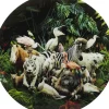 Glasbild Jungle Animals O120Cm