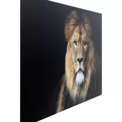 Glasbild King Of Lion 150X100Cm