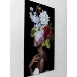 Glasbild Ms. Bouquet 80X120Cm