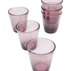 Glas-Set Bubble Mauve (6/Tlg.)