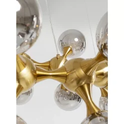Hangeleuchte Atomic Balls Brass O74Cm