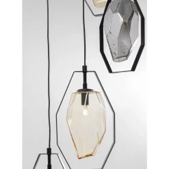 Hangeleuchte Diamond Fever Spiral Schwarz O42Cm